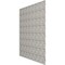 Ekena Millwork 19 5/8in. W x 19 5/8in. H Coralie EnduraWall Decorative 3D Wall Panel Covers 2.67 Sq. Ft. WP20X20CICGH - alternate 6